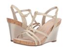 A2 By Aerosoles Plushed Nickel (gold Snake) Women's Sandals