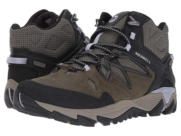 Merrell All Out Blaze 2 Mid Waterproof (dark Olive) Women's Shoes