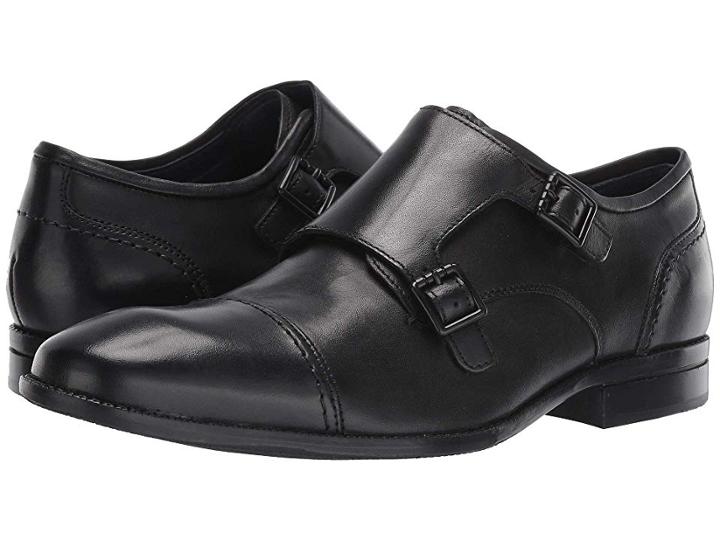 Cole Haan Warner Grand Monk (black) Men's Shoes