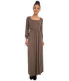 Culture Phit Angela Open Back Maxi Dress (brown) Women's Dress