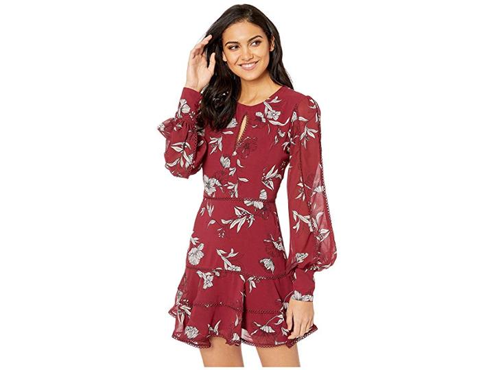 Bardot Tammy Trim Dress (boysenberry) Women's Dress