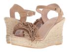 Sesto Meucci 8476-a (mazorca Suede (taupe)) Women's Wedge Shoes