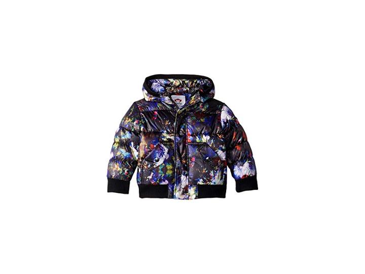 Appaman Kids Floral Print Hooded Puffy Coat (toddler/little Kids/big Kids) (botanical) Girl's Coat