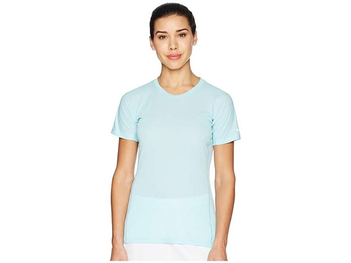 Adidas Outdoor Agravic Parley Tee (blue Spirit) Women's T Shirt