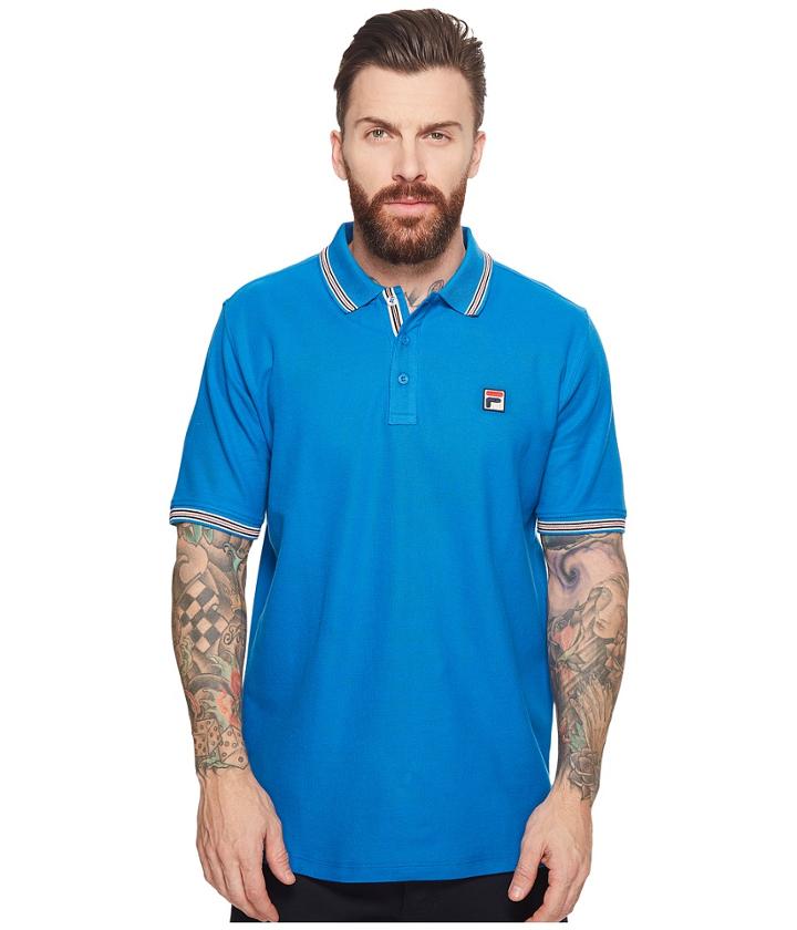 Fila Matcho 3 Polo (imperial Blue) Men's Clothing