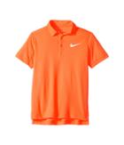 Nike Kids Court Dry Tennis Polo (little Kids/big Kids) (tart/white) Boy's Clothing