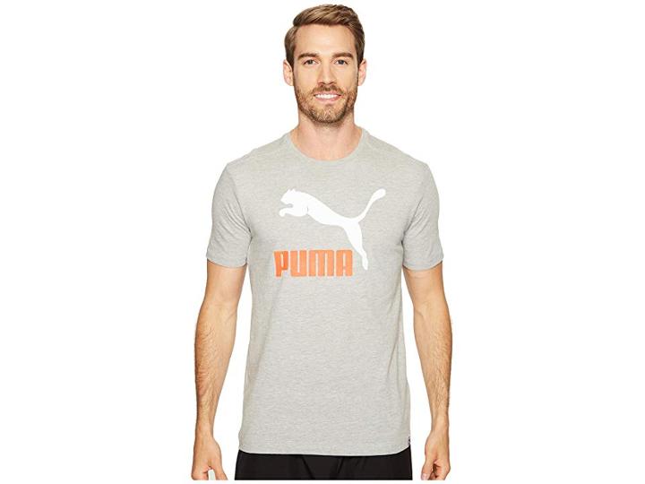 Puma Archive Life Tee (light Gray Heather 2) Men's T Shirt