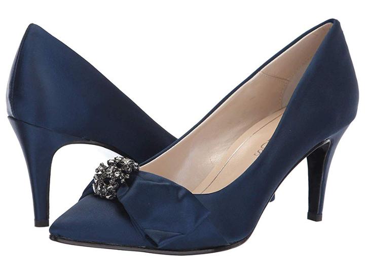 Caparros Orpheus (navy New Satin) Women's Shoes