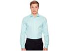 Eton Contemporary Fit Check Shirt (sea Foam) Men's Long Sleeve Button Up
