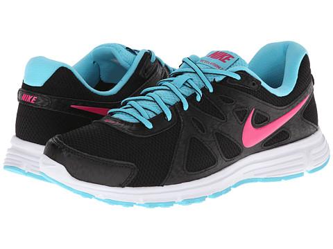 Nike Revolution 2 (black/polarized Blue/white/vivid Pink) Women's Running Shoes