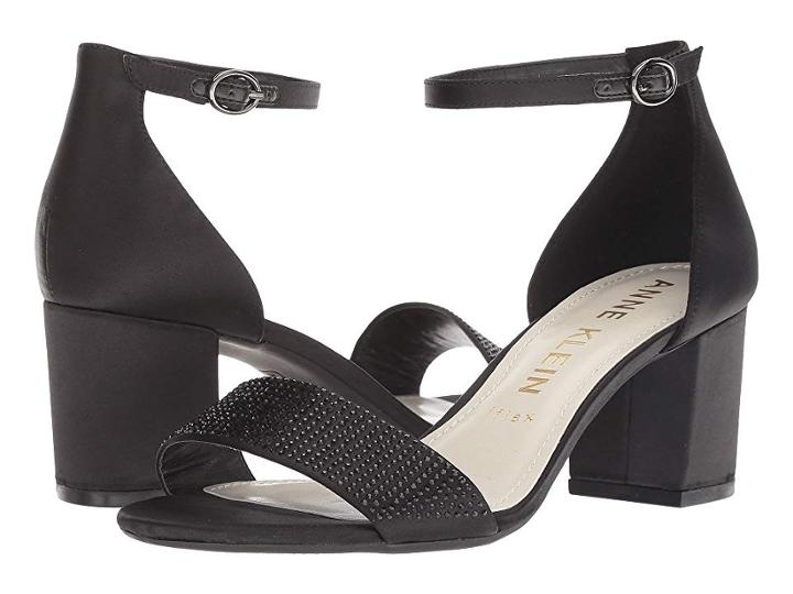 Anne Klein Cordelia (black Satin/satin) Women's Shoes