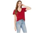 Ag Adriano Goldschmied Henson T-shirt (red Amaryllis) Women's T Shirt