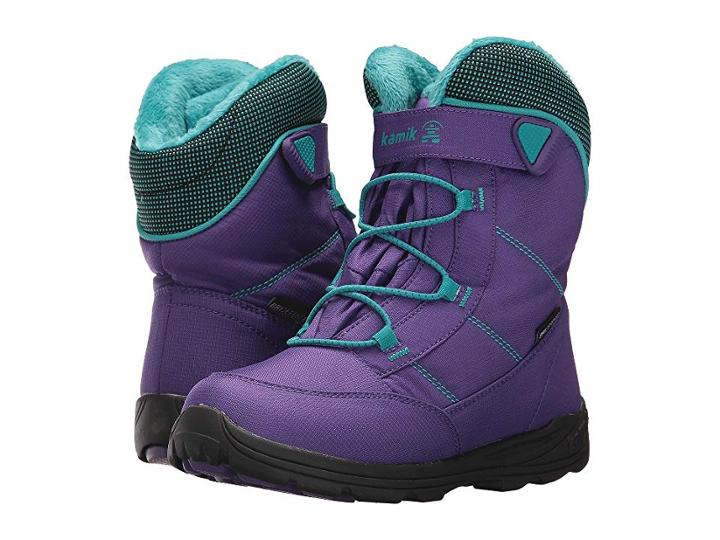 Kamik Kids Stance (little Kid/big Kid) (purple/teal) Girl's Shoes
