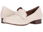 Clarks Keesha Cora (white Leather) Women's 1-2 Inch Heel Shoes
