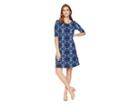 Tommy Bahama Indi-coco Shift Dress (ocean Deep) Women's Dress