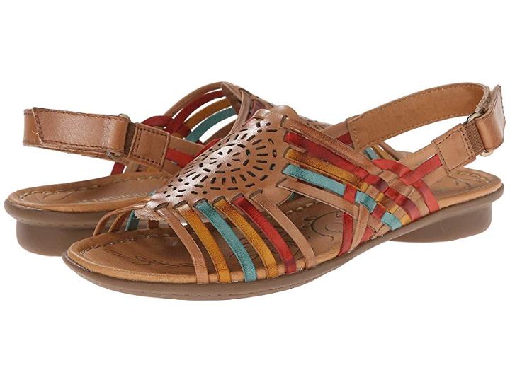 Naturalizer Wendy (camelot/red/yellow/turquoise Leather) Women's Sandals