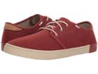 Toms Carlo (burnt Henna Heritage Canvas) Men's Lace Up Casual Shoes