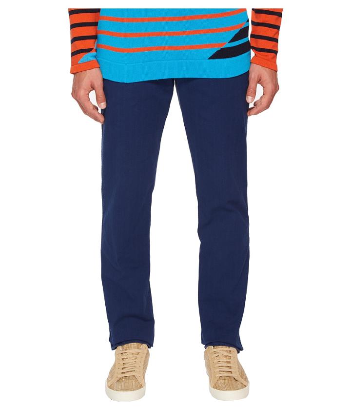Missoni Jacquard Chevron Pants (navy) Men's Casual Pants