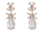 Nina Essen Earrings (rose Gold/white Cz) Earring