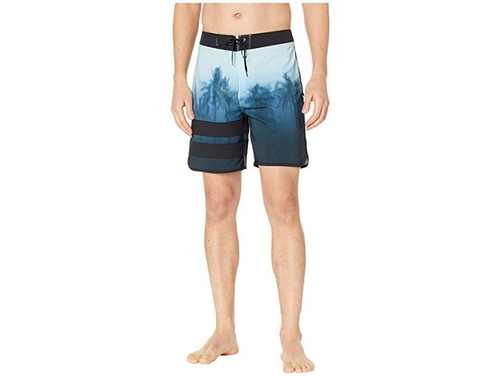 Hurley Phantom Block Party Hideaway 18 Boardshorts (black) Men's Swimwear