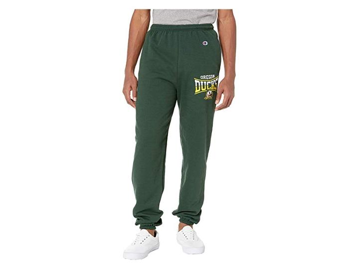 Champion College Oregon Ducks Eco(r) Powerblend(r) Banded Pants (kelly Green) Men's Casual Pants