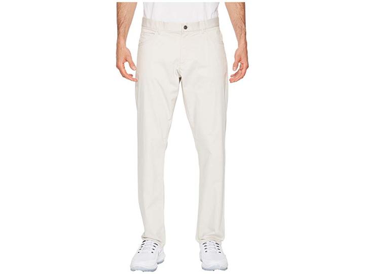 Nike Golf Flex Five-pocket Pants (light Bone/white) Men's Casual Pants