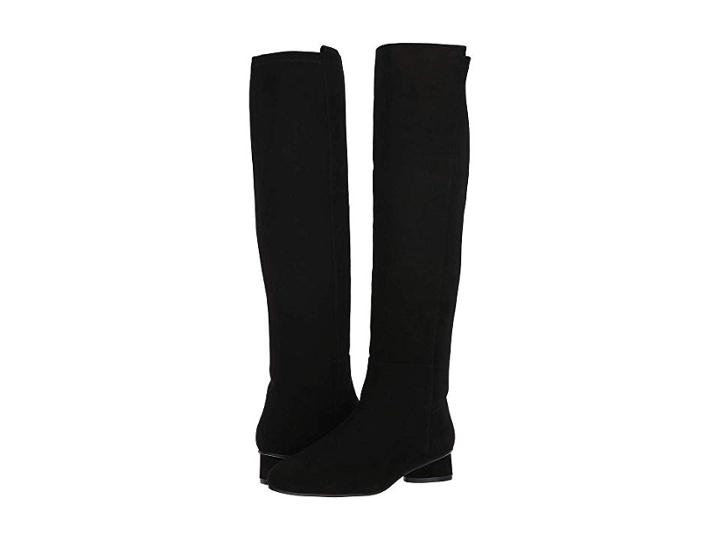 Stuart Weitzman Eloise 30 (black Suede) Women's Shoes