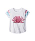 Chaser Kids Super Soft Big Sister Tee (toddler/little Kids) (white) Girl's T Shirt
