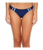 Red Carter Ipanema Basic Scoop Bikini Bottom (navy) Women's Swimwear