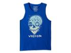 Volcom Kids Surf Skull Tank Top (big Kids) (camper Blue) Boy's Sleeveless