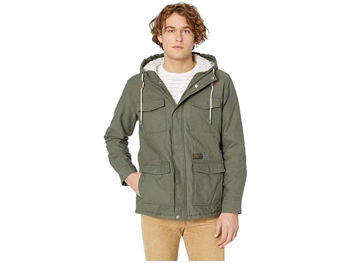 Rip Curl Patrol Jacket (green) Men's Coat