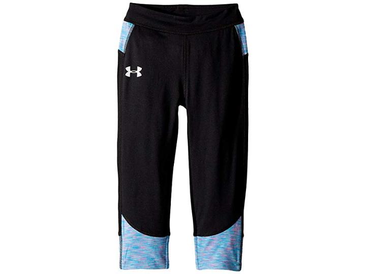Under Armour Kids Studio Capris (little Kids) (black) Girl's Capri