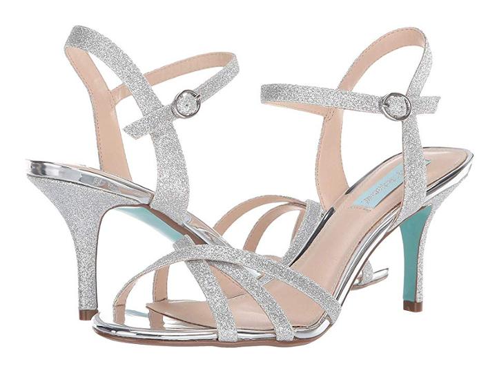 Blue By Betsey Johnson Tyler (silver Glitter) High Heels