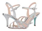 Blue By Betsey Johnson Tyler (silver Glitter) High Heels