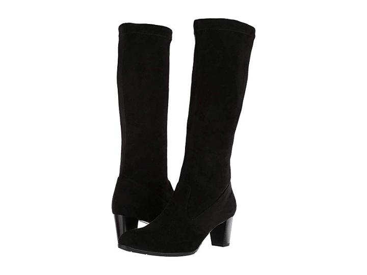 Ara Tai (black Microstretch) Women's Dress Zip Boots