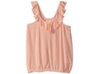 O'neill Kids Ruffles Sleeveless Top (big Kids) (muted Clay) Girl's Sleeveless