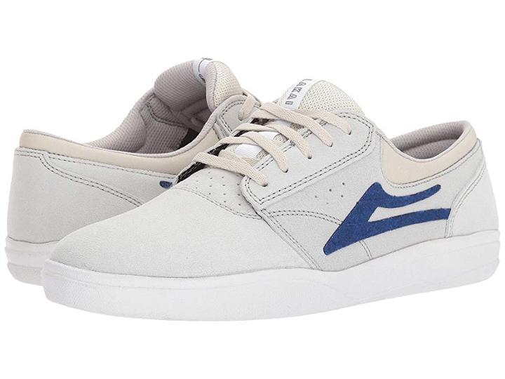 Lakai Griffin Xlk (white Suede 1) Men's Skate Shoes