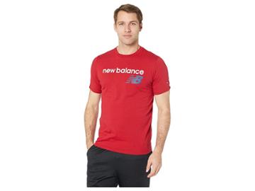 New Balance Athletics Main Logo Tee (chilli Pepper) Men's T Shirt