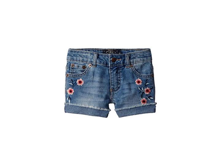 Lucky Brand Kids Bobbi Denim Shorts In Ryder Wash (toddler) (ryder Wash) Girl's Shorts