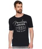 Lucky Brand Fender Jaguar Tee (jet Black) Men's Clothing