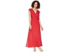 Michael Stars Plisse Ruffle Maxi Dress (hacienda) Women's Dress