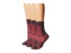 Wrightsock Merino Coolmesh Crew 3 Pack (grey/pink) Crew Cut Socks Shoes