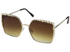 Betsey Johnson Bj893101 (gold) Fashion Sunglasses