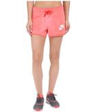 Nike Wash Shorts (light Crimson/white) Women's Shorts