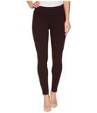 Liverpool Piper Hugger Pull-on Leggings In Silky Soft Ponte Knit With Lift And Shape Qualities In Aubergine (aubergine) Women's Jeans