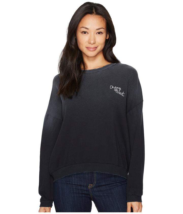 Lna Change Of Heart Sweatshirt (black) Women's Sweatshirt