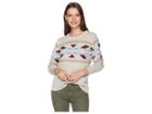 Pendleton Heritage Merino Pullover (natural Multi) Women's Sweater