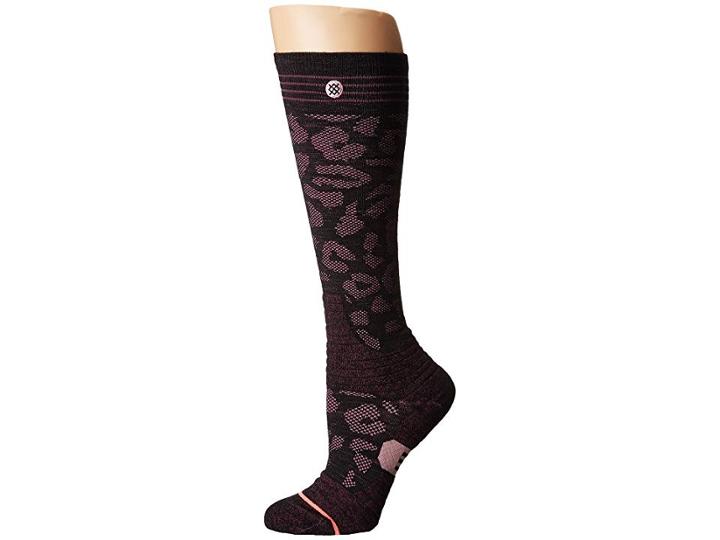 Stance Queen (wine) Women's Crew Cut Socks Shoes