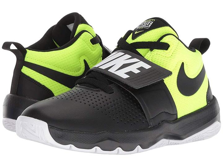 Nike Kids Team Hustle D8 (big Kid) (black/black/volt/white) Boys Shoes