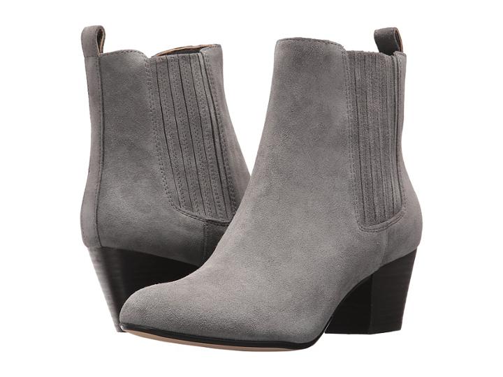 Nine West Haldi Bootie (grey Suede) Women's Boots